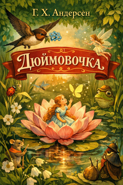 Андерсен Ганс – Дюймовочка Слушайте книги онлайн бесплатно на knigavushi.com